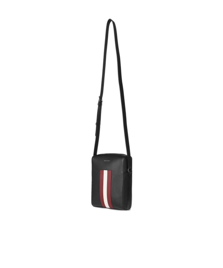 Bally Logo Shoulder Bag In Black