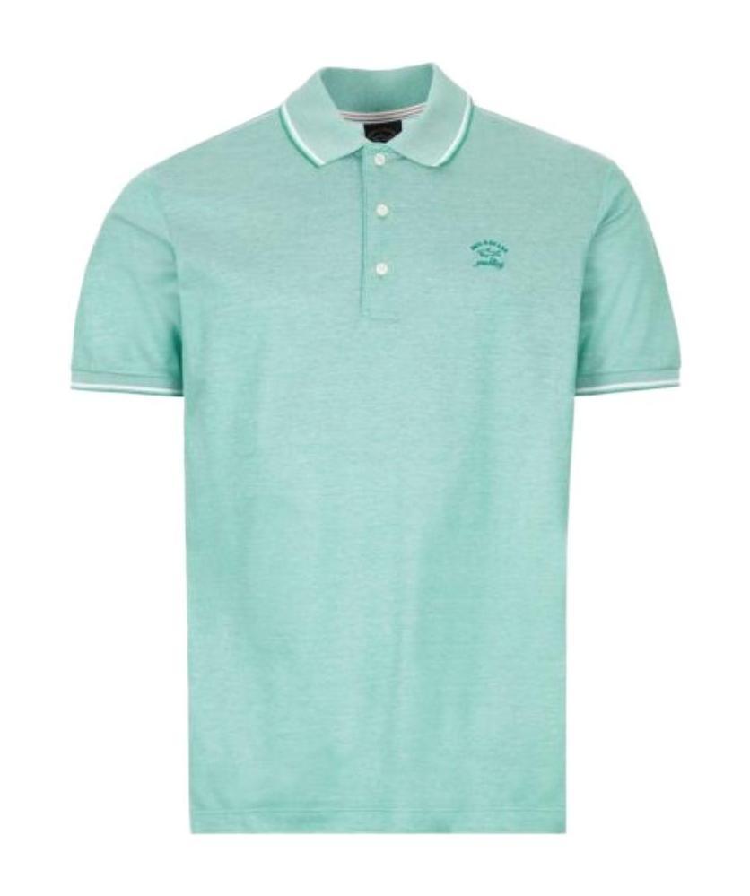 Paul & Shark Logo Embroidered Polo Shirt In Blue