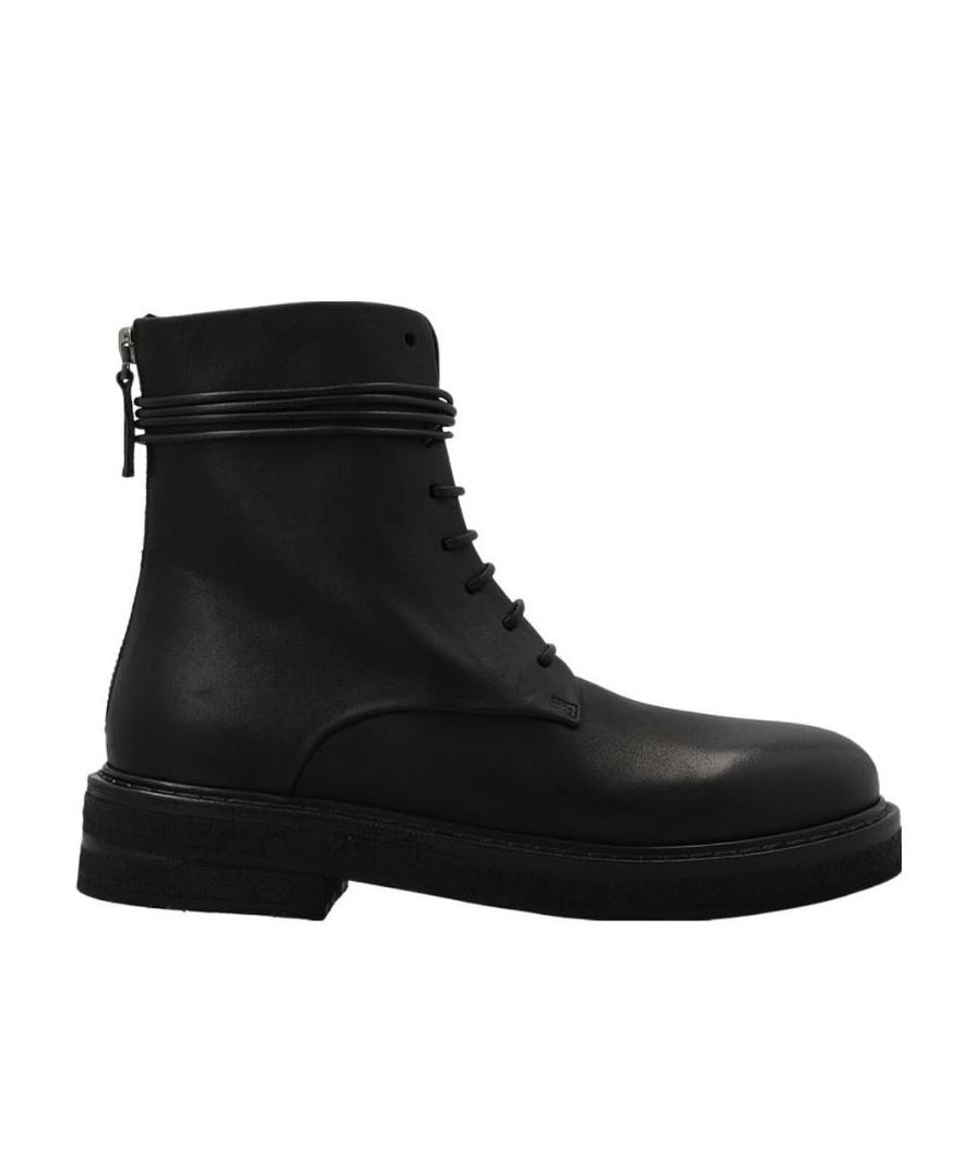 Marsèll Parrucca 40mm Lace-up Leather Boots In Black