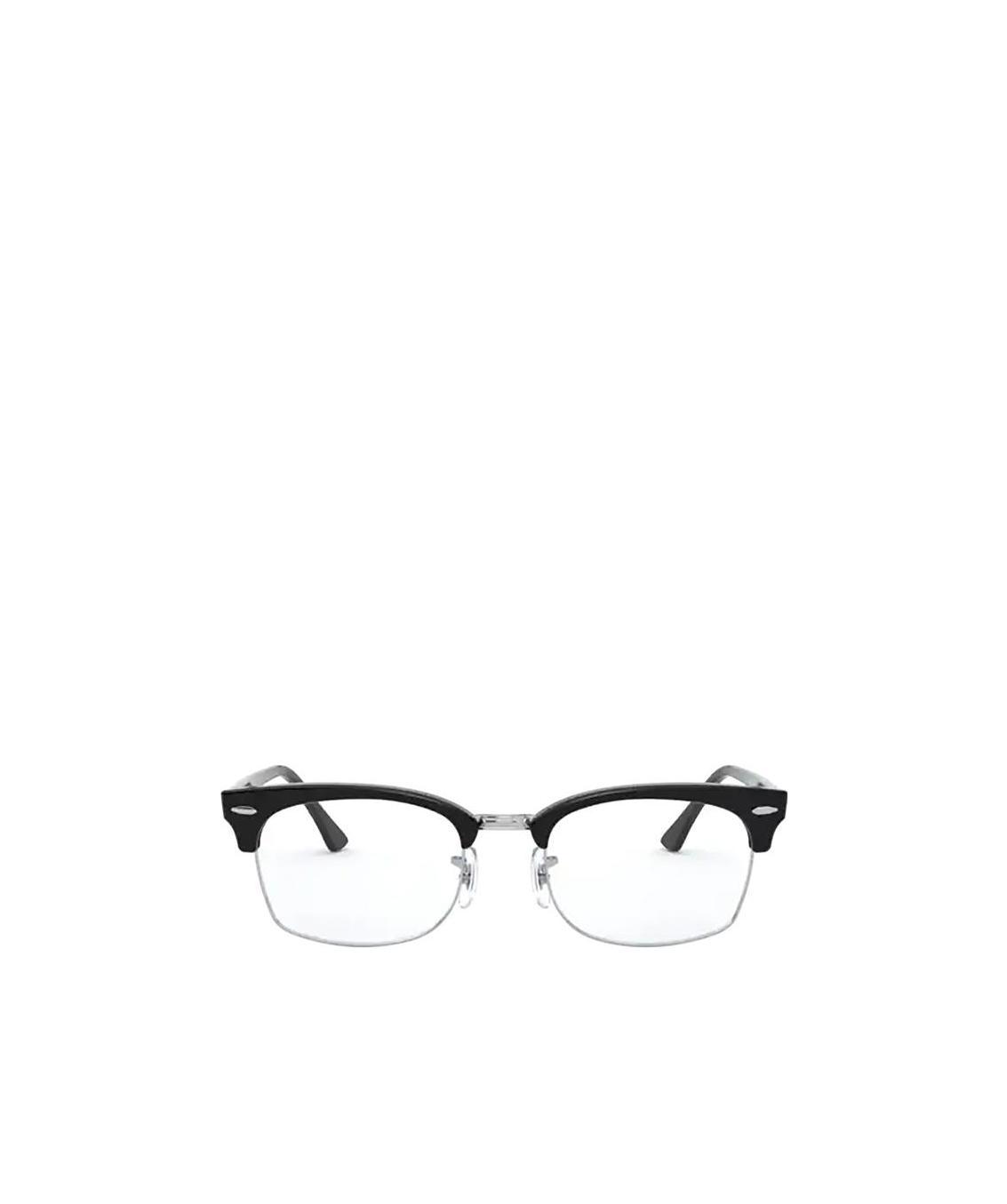 Ray Ban Ray-ban Clubmaster Square Optics Glasses In Black