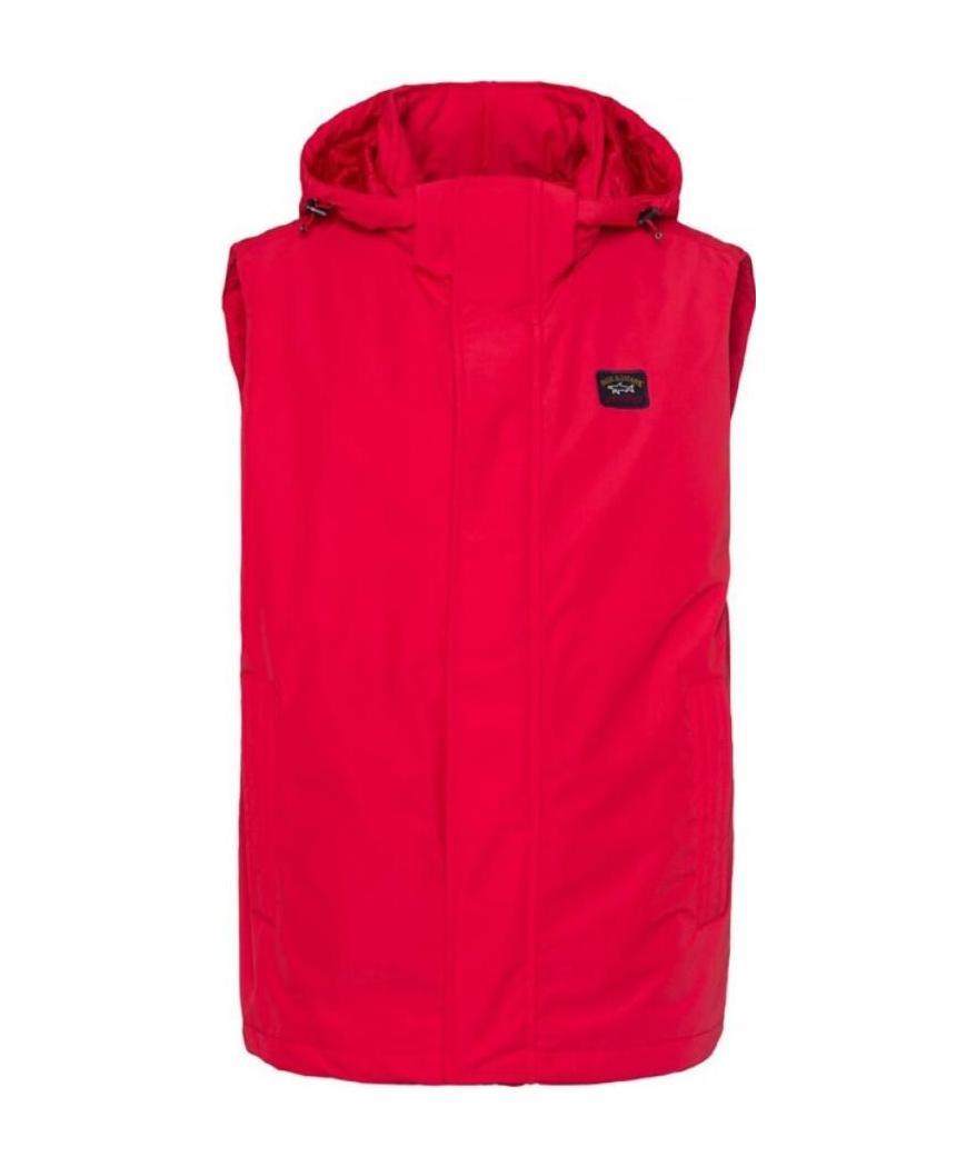 PAUL & SHARK LOGO SLEEVELESS CASUAL JACKET