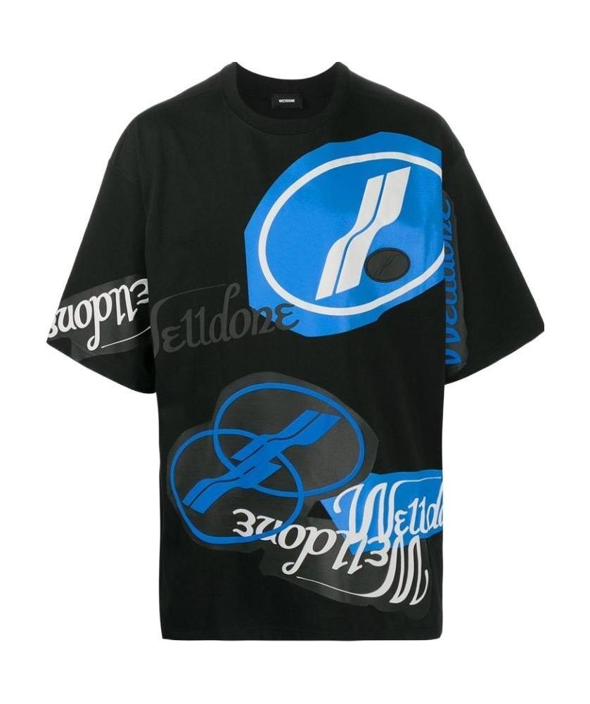 We11 Done Logo-print T-shirt In Black