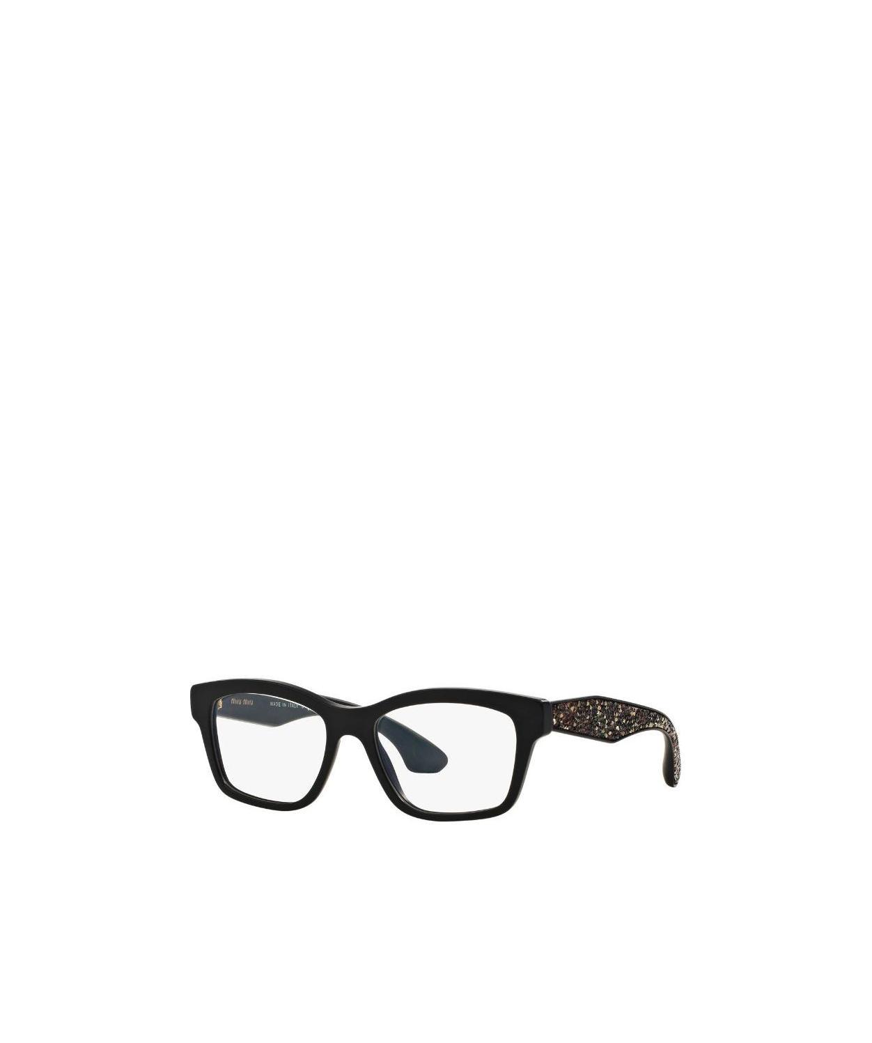 Miu Miu Logo Flat Mirror In Black