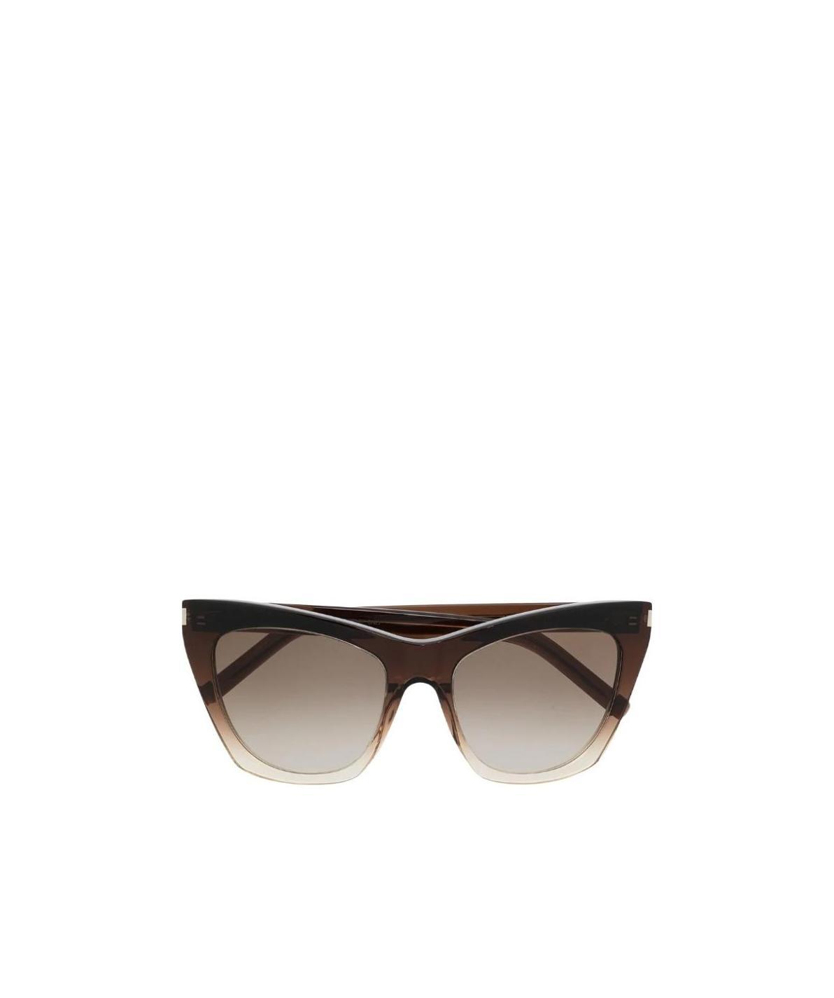 Saint Laurent Kate Square-frame Sunglasses In Multicolor