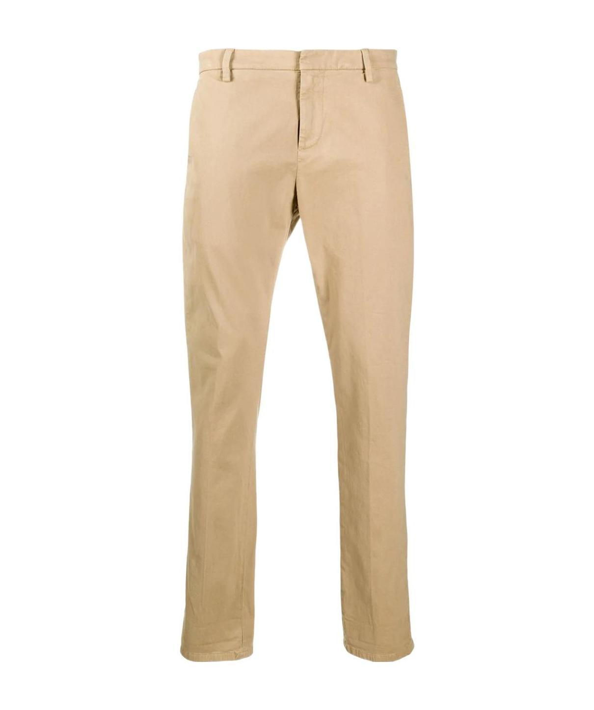 Dondup Slim-fit Chinos In Nude