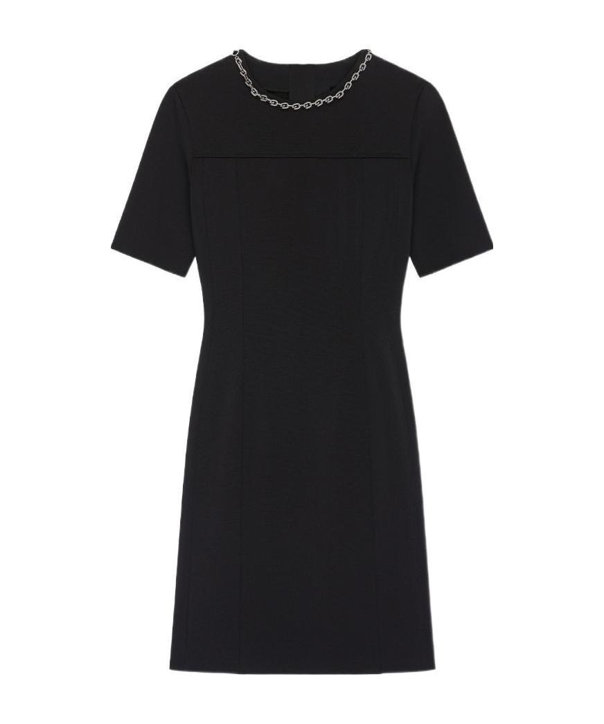 Givenchy 18gg Mini Dress In Black