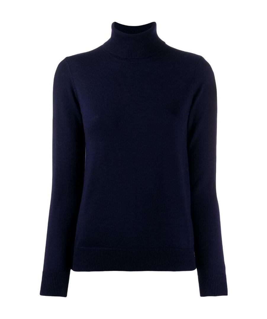 Apc Ribbed Roll Neck Jumper In Black