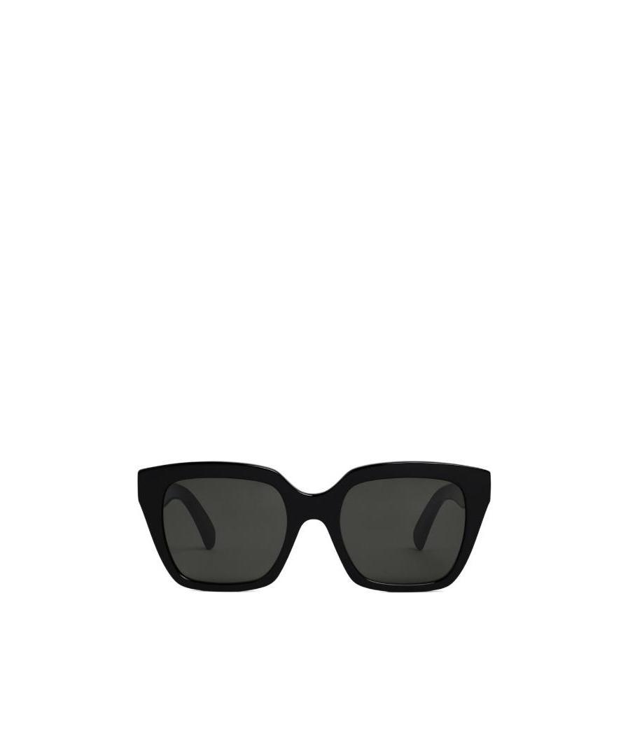 Celine Monochroms Cl 40198f 01a Butterfly Sunglasses In Black