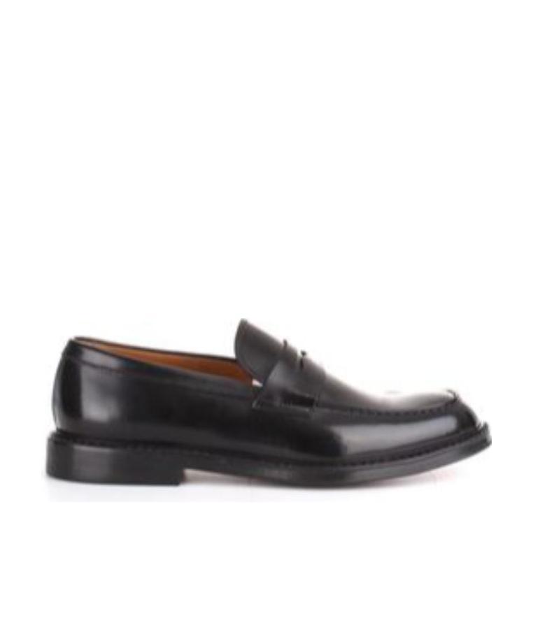 Doucal's Logo Leisure Business Shoes In Black
