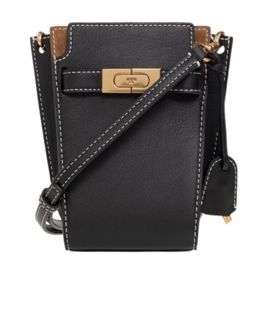 TORY BURCH LEE RADZIWILL LEATHER BUCKET BAG