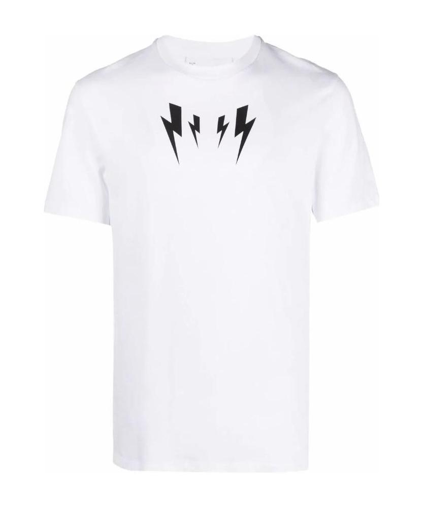 Neil Barrett Logo T-shirt In White