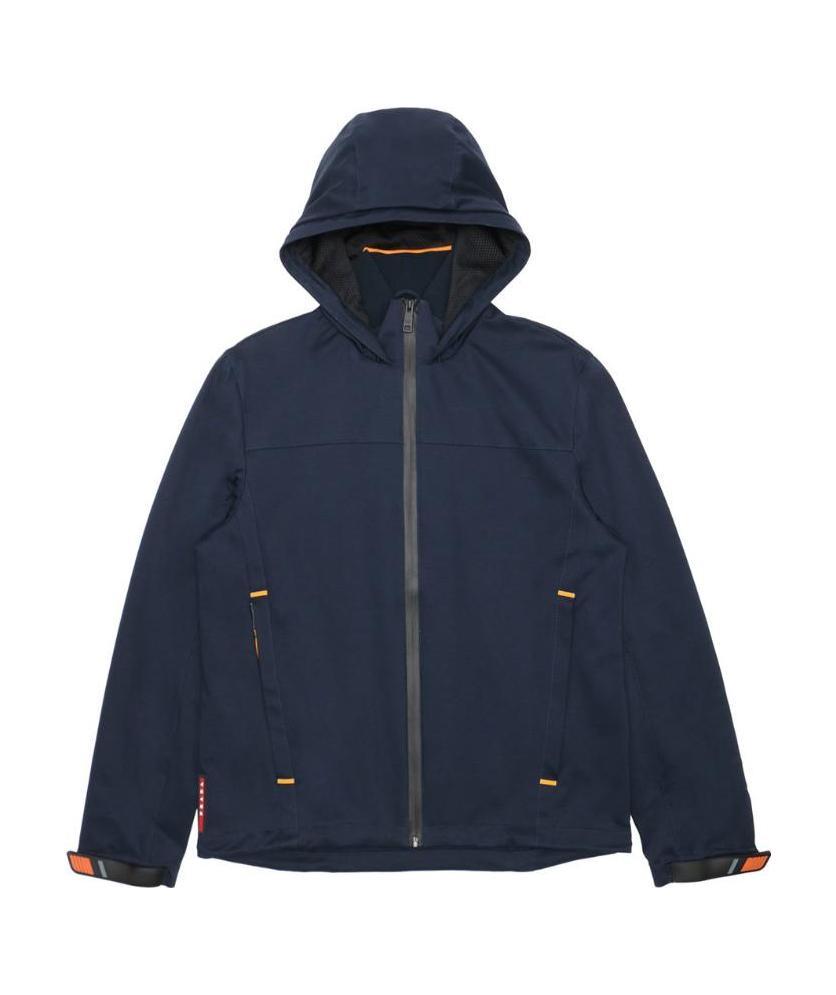 PRADA ZIPPER HOODED CASUAL JACKET