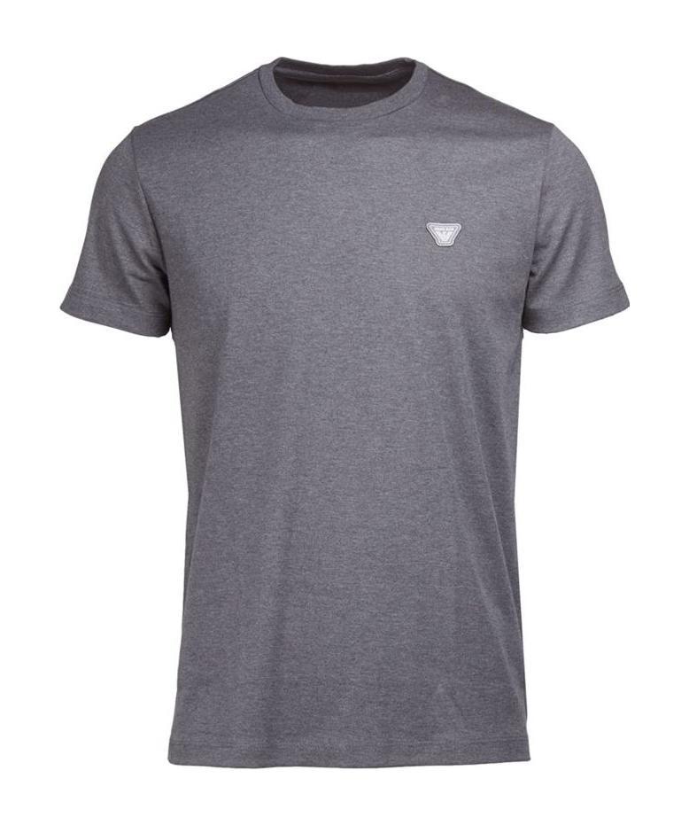Armani Jeans Logo T-shirt In Gray