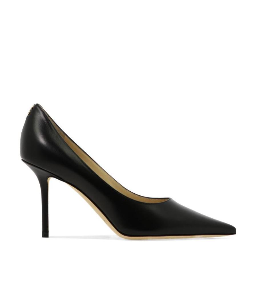 Jimmy Choo Love 85 Calf Leather Pumps In Black