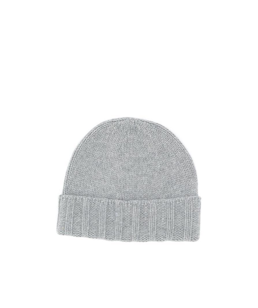 Drumohr Cable Knit Beanie In Gray