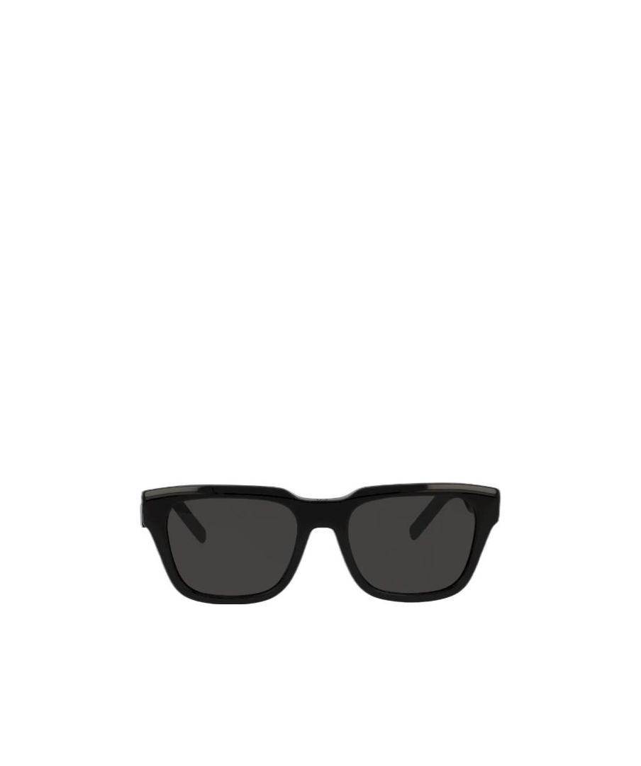 Dior Logo-print Arm Sunglasses In Black