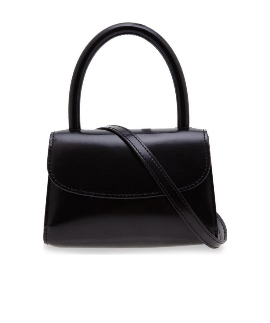 By Far Mini Tote Bag In Black