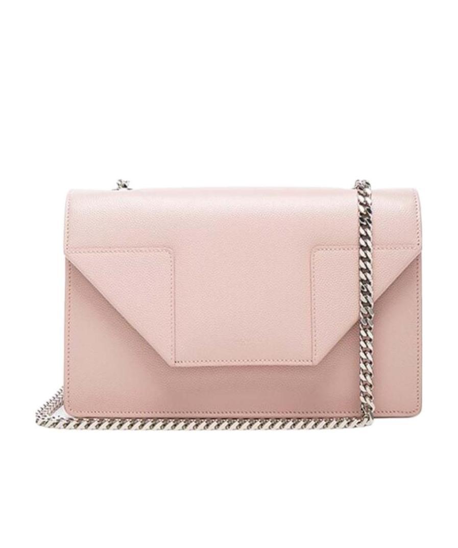 Shop Saint Laurent Flip Shoulder Bag In Pink