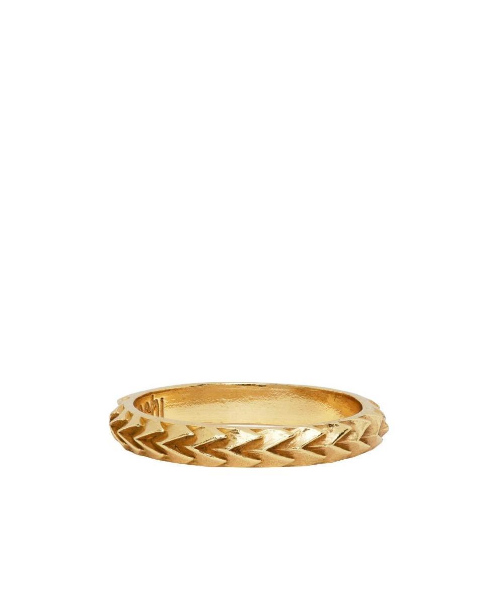 Emanuele Bicocchi Arrow Band Ring In Yellow
