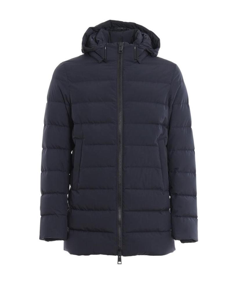 Herno Hooded Puffer Jacket In Black