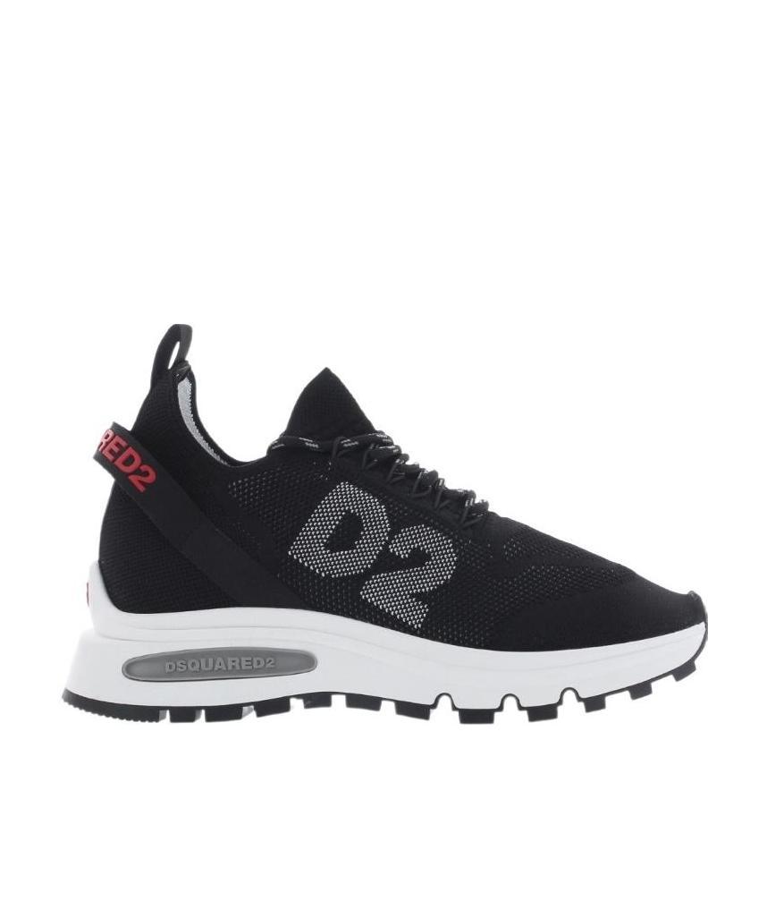 Dsquared2 Black Low-cut Sneakers In Black