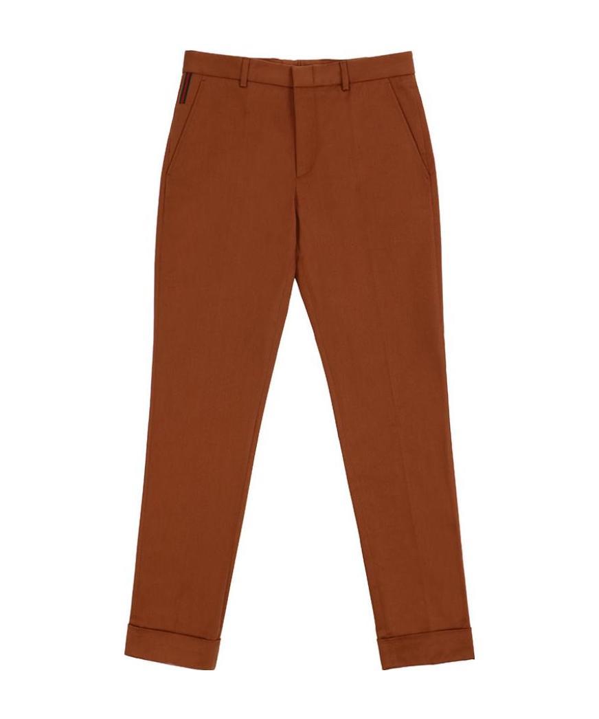 Gucci Tapered Casual Pants In Brown