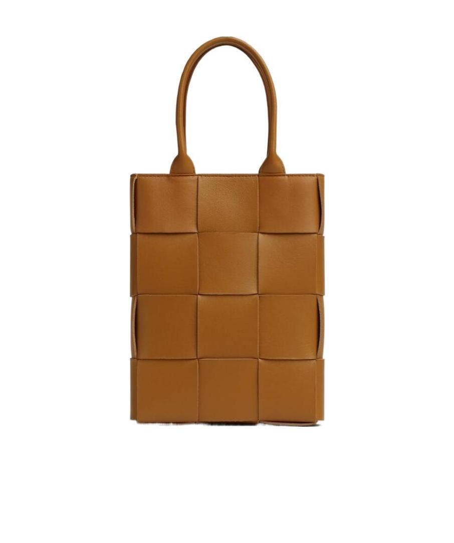 Bottega Veneta Mini Cassette Tote Shoulder Bag In Brown