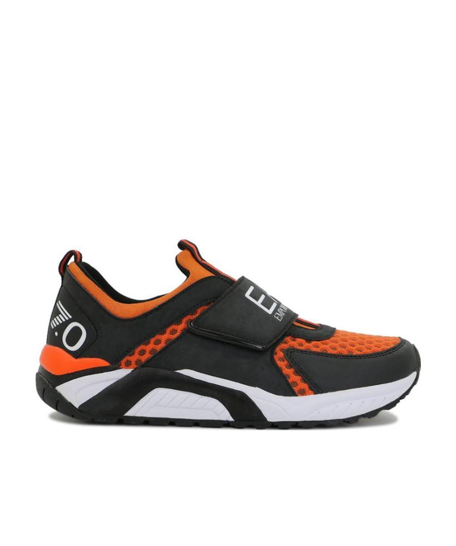 EA7 LOGO ROUND-HEADED CASUAL SPORTS SHOES