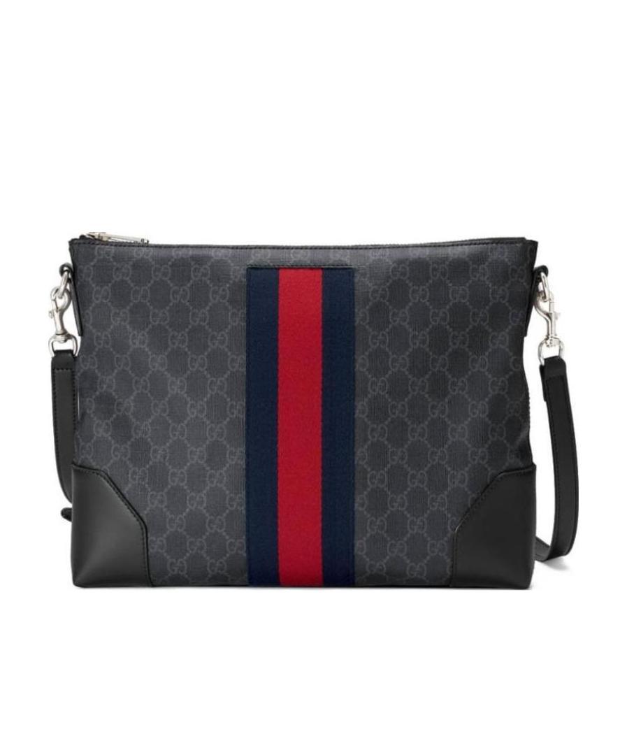 Gucci Gg Messenger Bag In Black