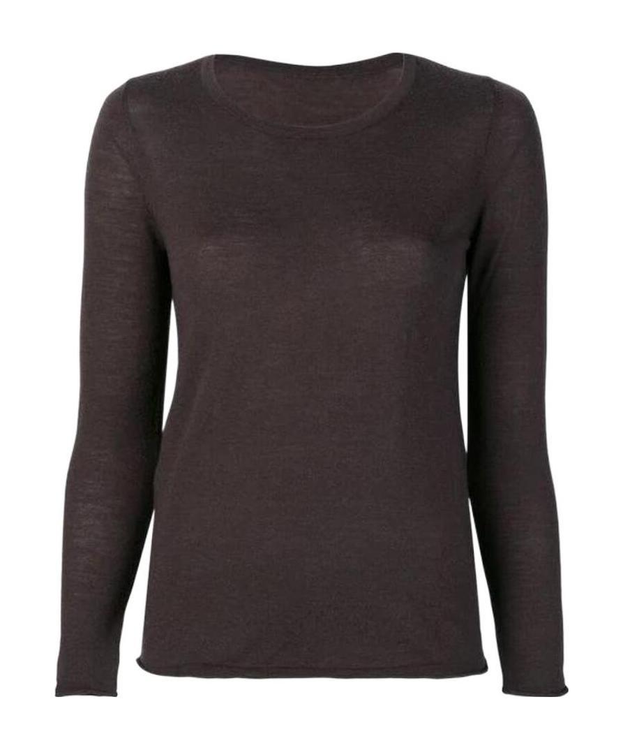 Sottomettimi Fine Knit Sweater In Brown