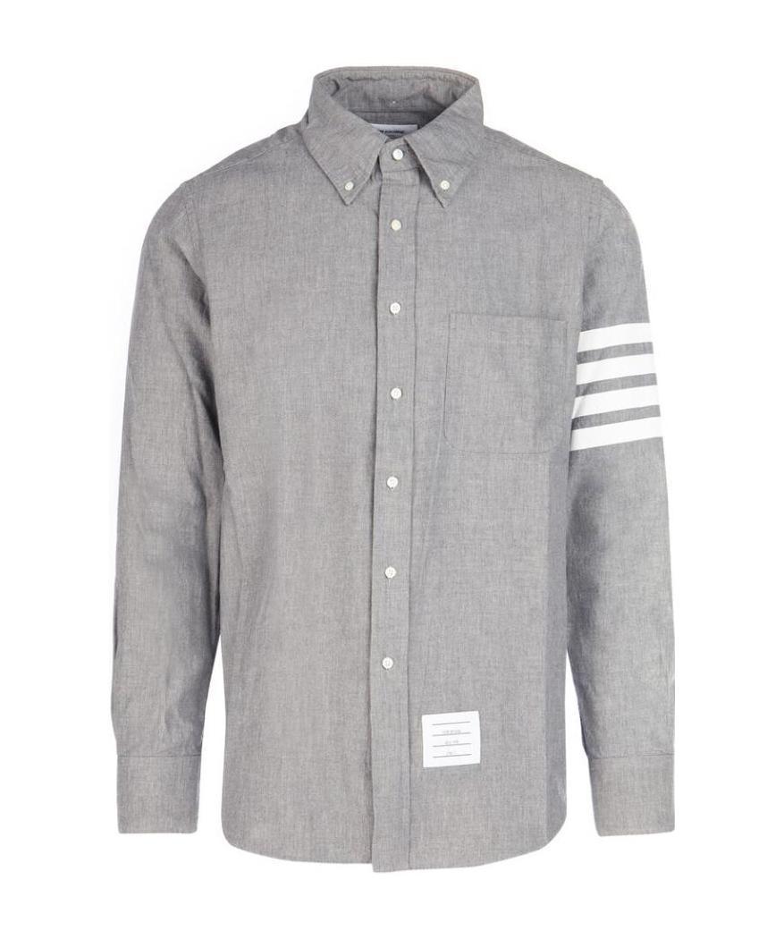 Thom Browne Chemise Ample En Coton In Gray
