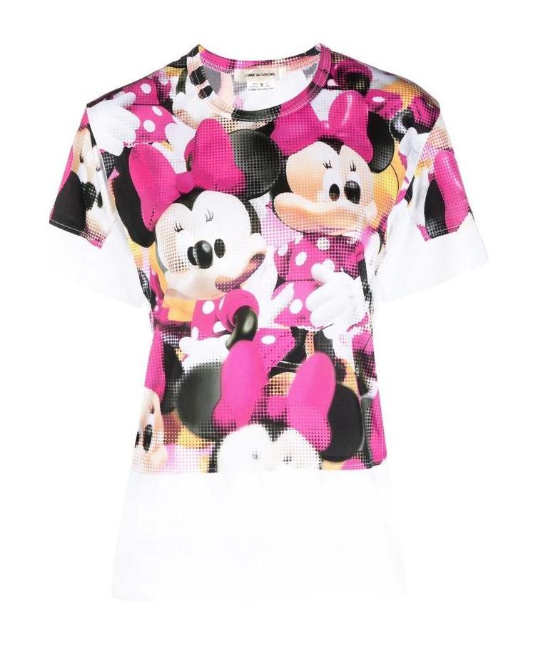 Comme Des Garçons Printed T-shirt In Multicolor