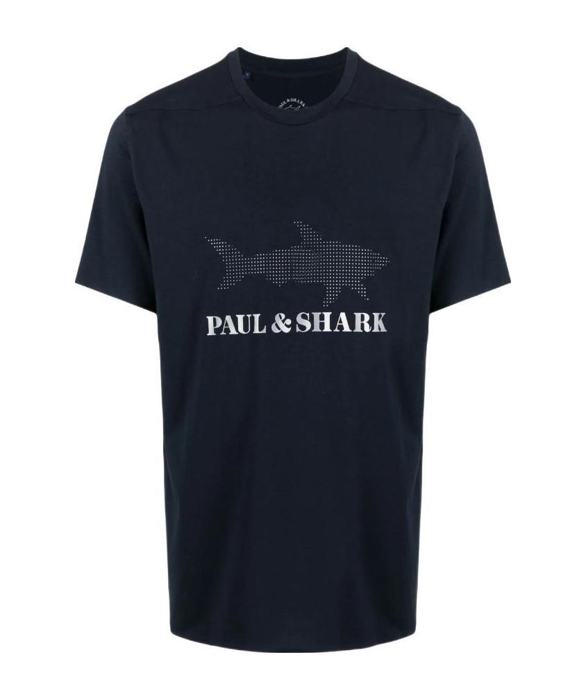 PAUL & SHARK LOGO PRINTED T-SHIRT