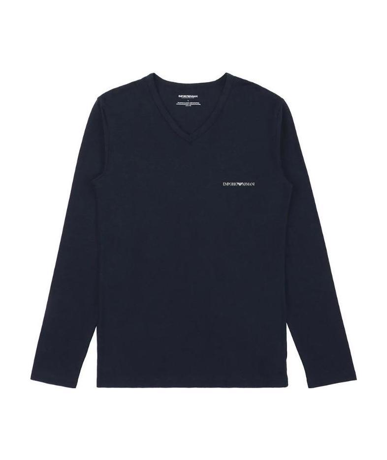 EMPORIO ARMANI V-NECK LONG-SLEEVED T-SHIRT