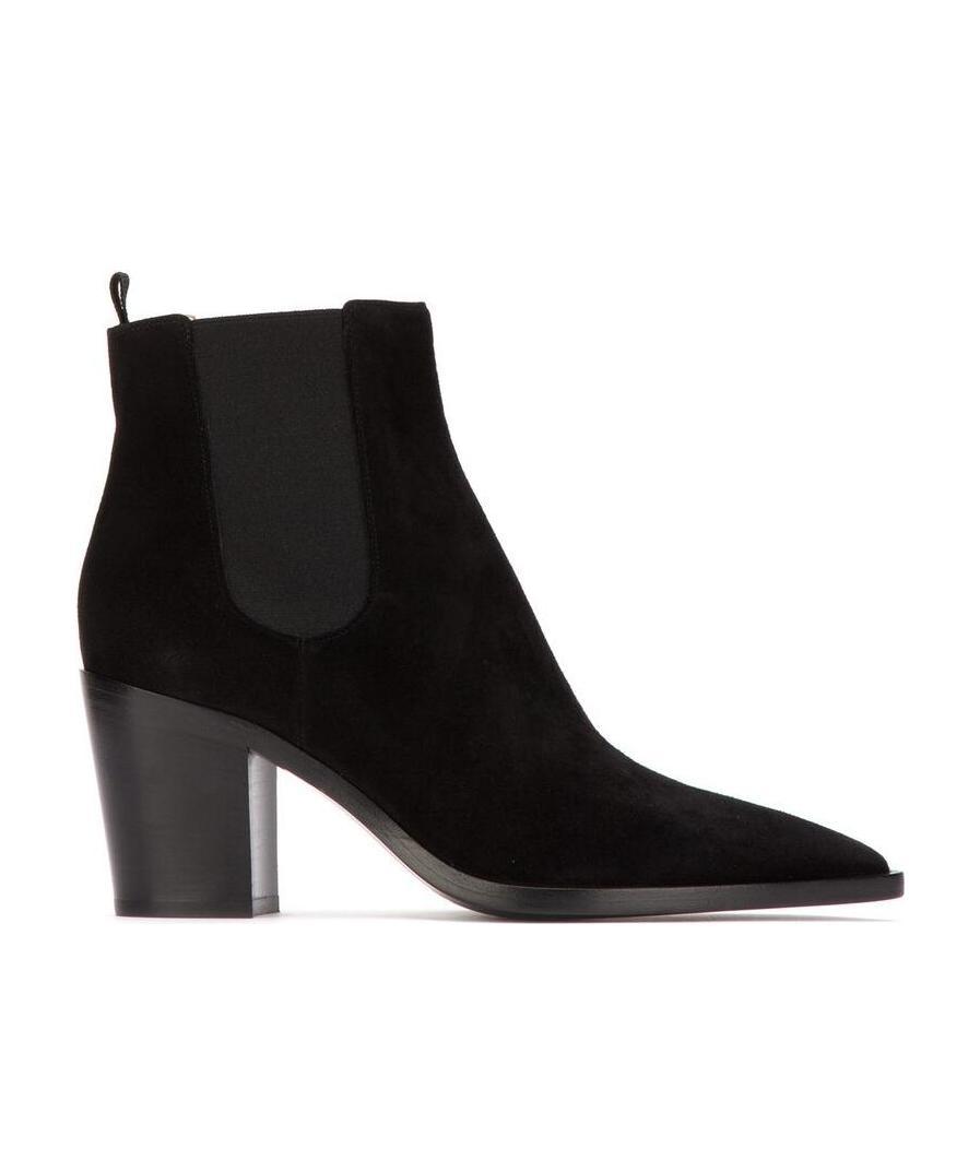 Gianvito Rossi Woman Ankle Boots Black Size 7 Soft Leather In Black