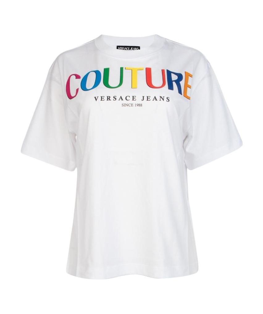 Versace Jeans Logo-print T-shirt In White