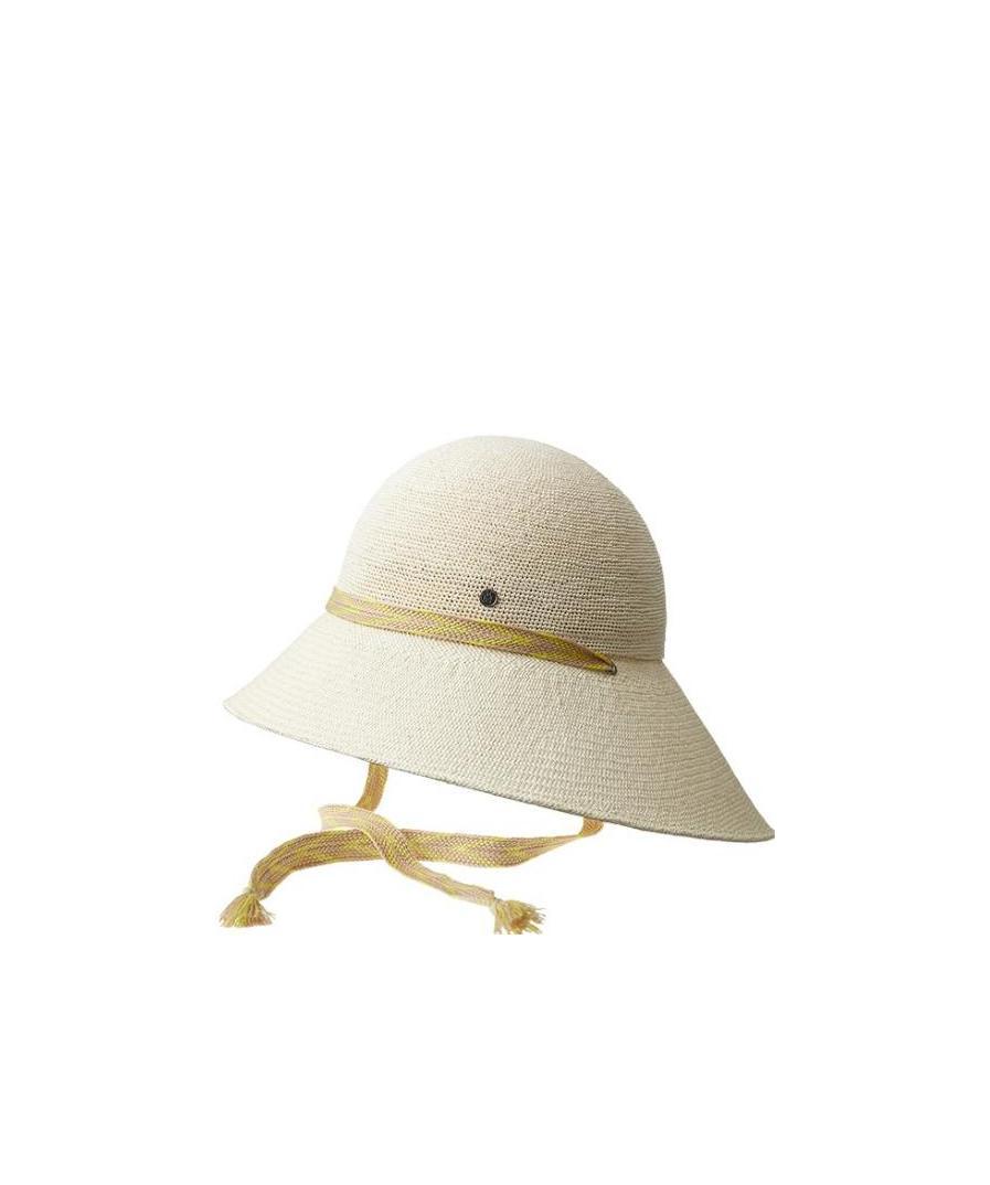 Maison Michel Logo Hat In Neutral