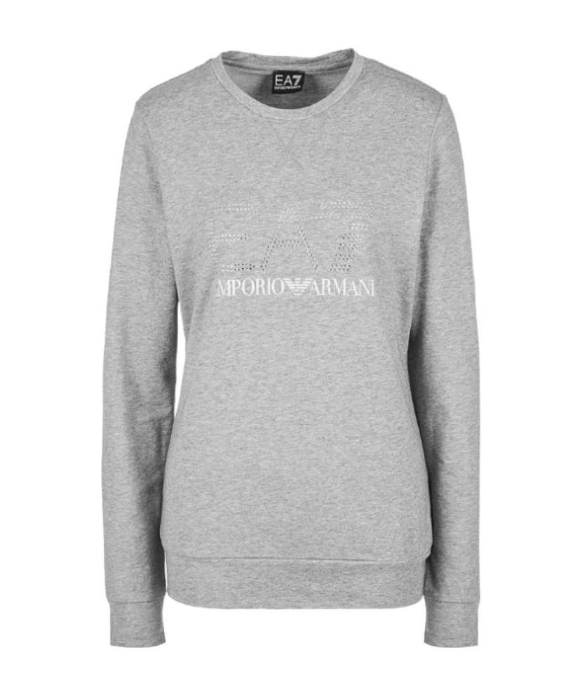 EA7 LOGO LONG-SLEEVED SWEATER