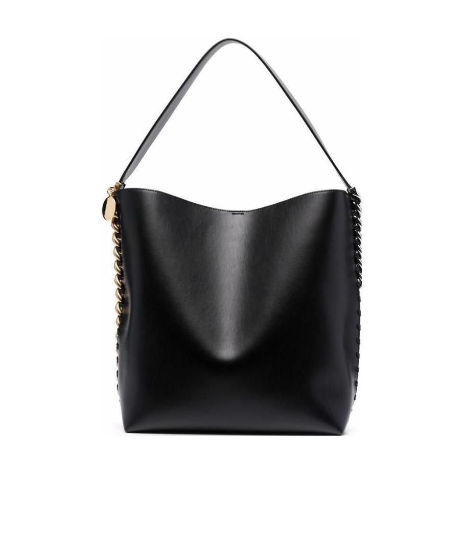 Stella Mccartney Frayme Tote Bag In Black