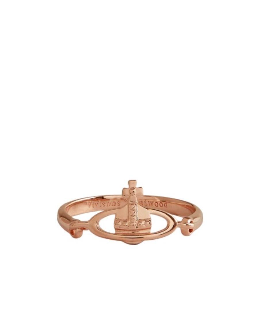 Vivienne Westwood Sphere Orb Polished Finish Ring In Yellow