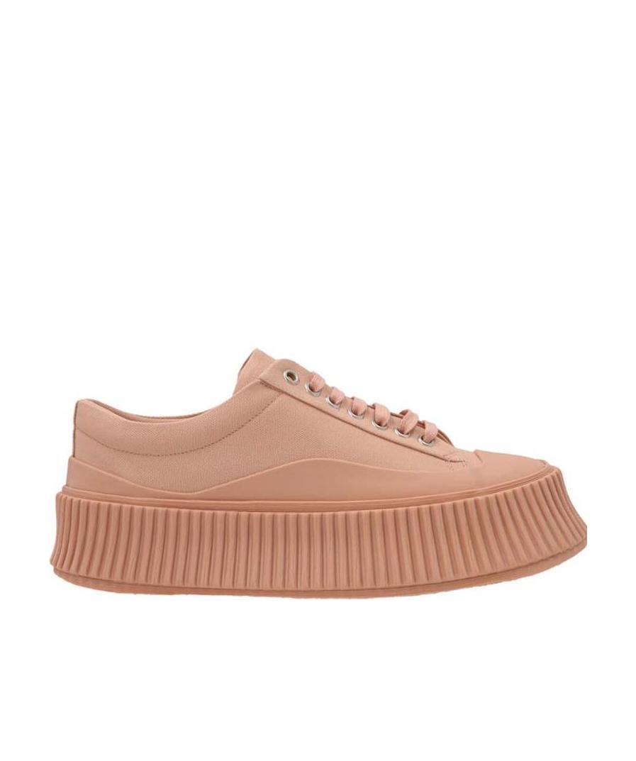 JIL SANDER CHUNKY-SOLE LOW-TOP SNEAKERS 