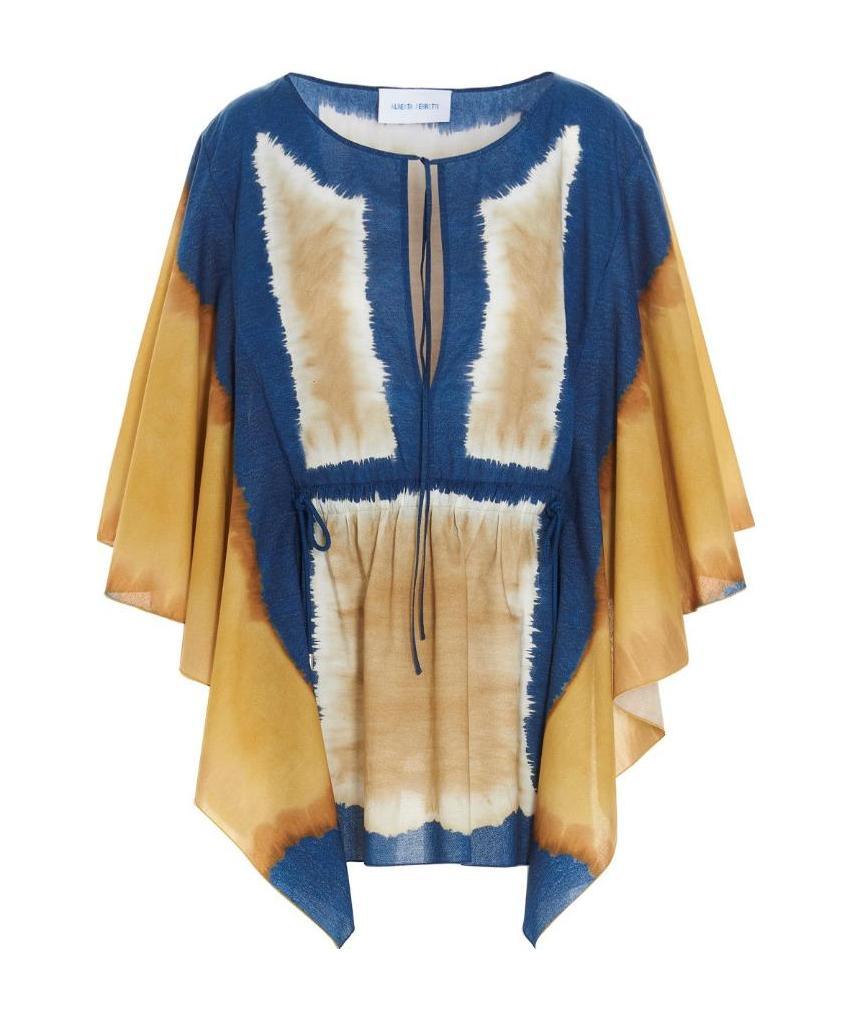 ALBERTA FERRETTI A PRINTED DRESS
