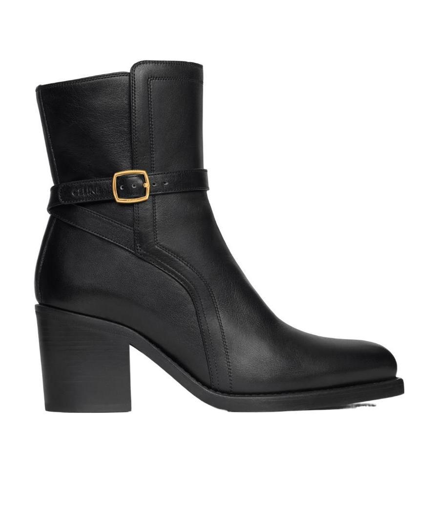 Celine Condé Jodphur Boot In Calfskin In Black