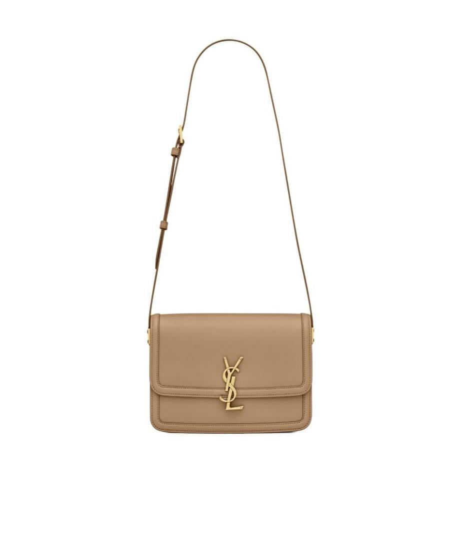 Saint Laurent Medium Solferino Shoulder Bag In Brown