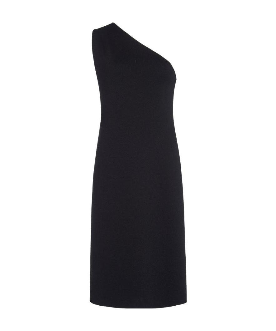 Shop Bottega Veneta One-shoulder Midi Dress