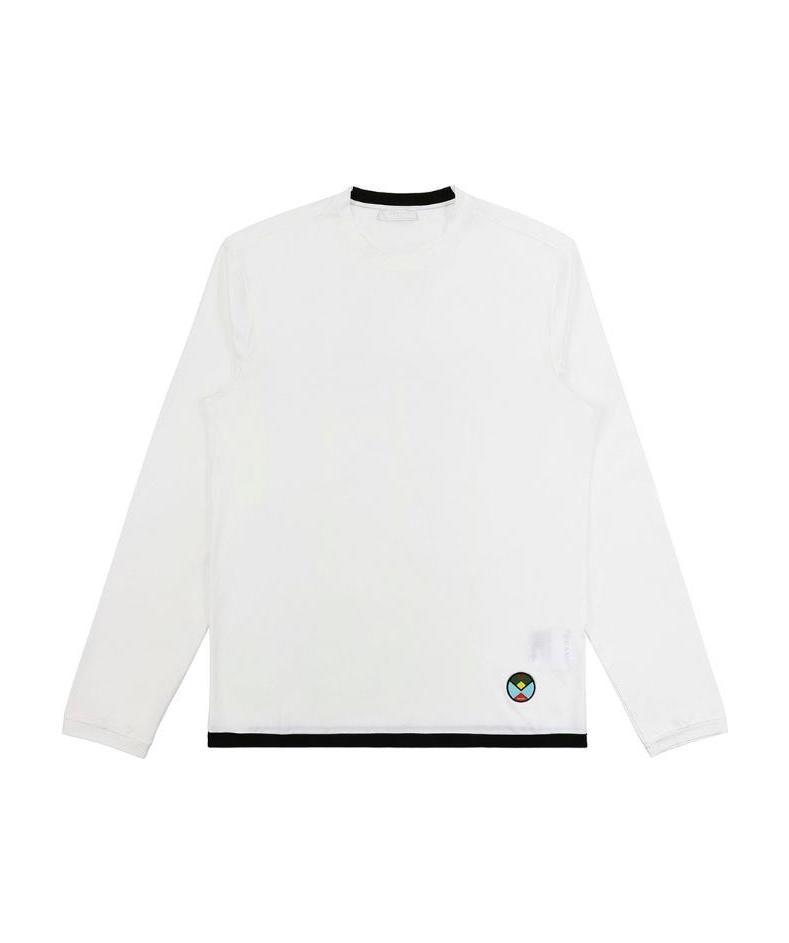 Prada Logo Details T-shirt In White
