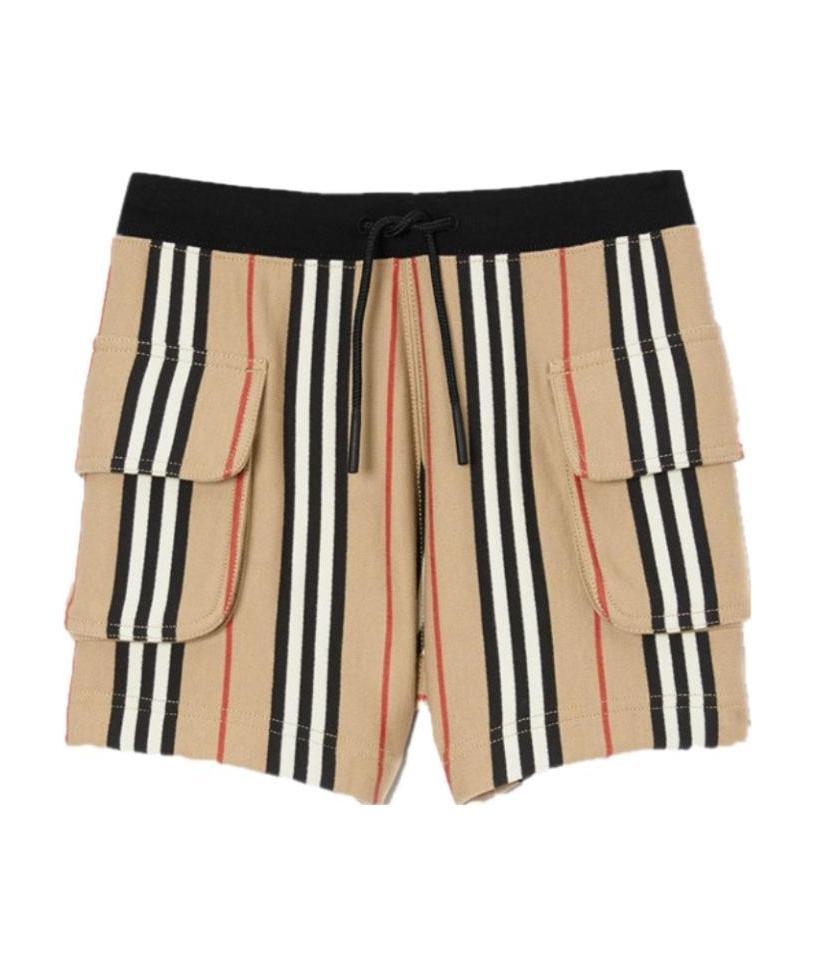 Burberry Teen Nala Icon Shorts In Neutral