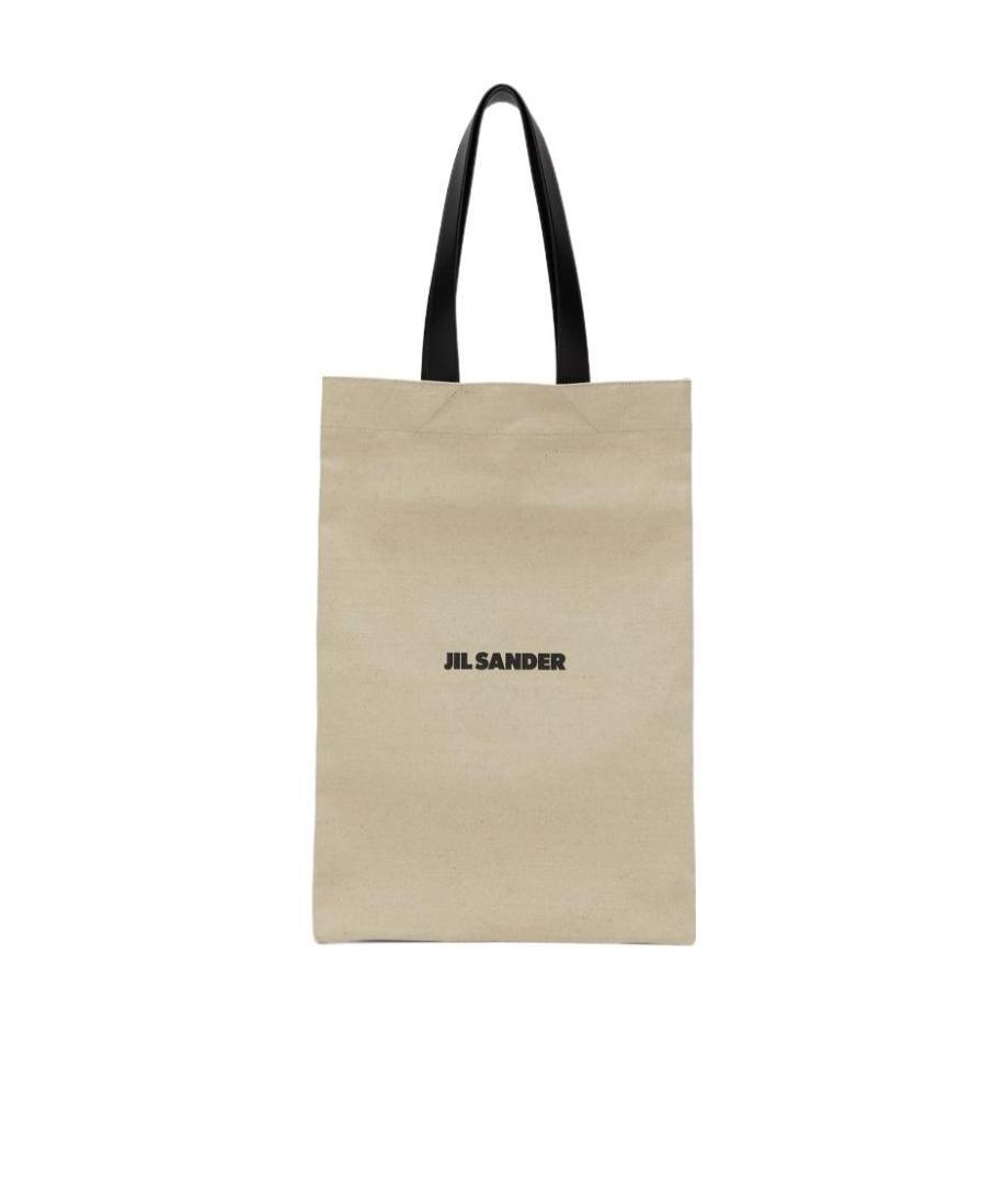 Jil Sander Canvas Tote Bag In Nude