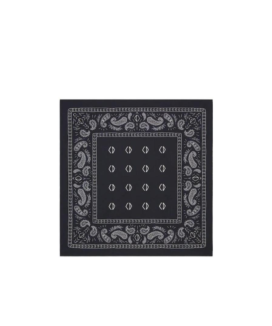 Dior Square Printed Scarf In Black