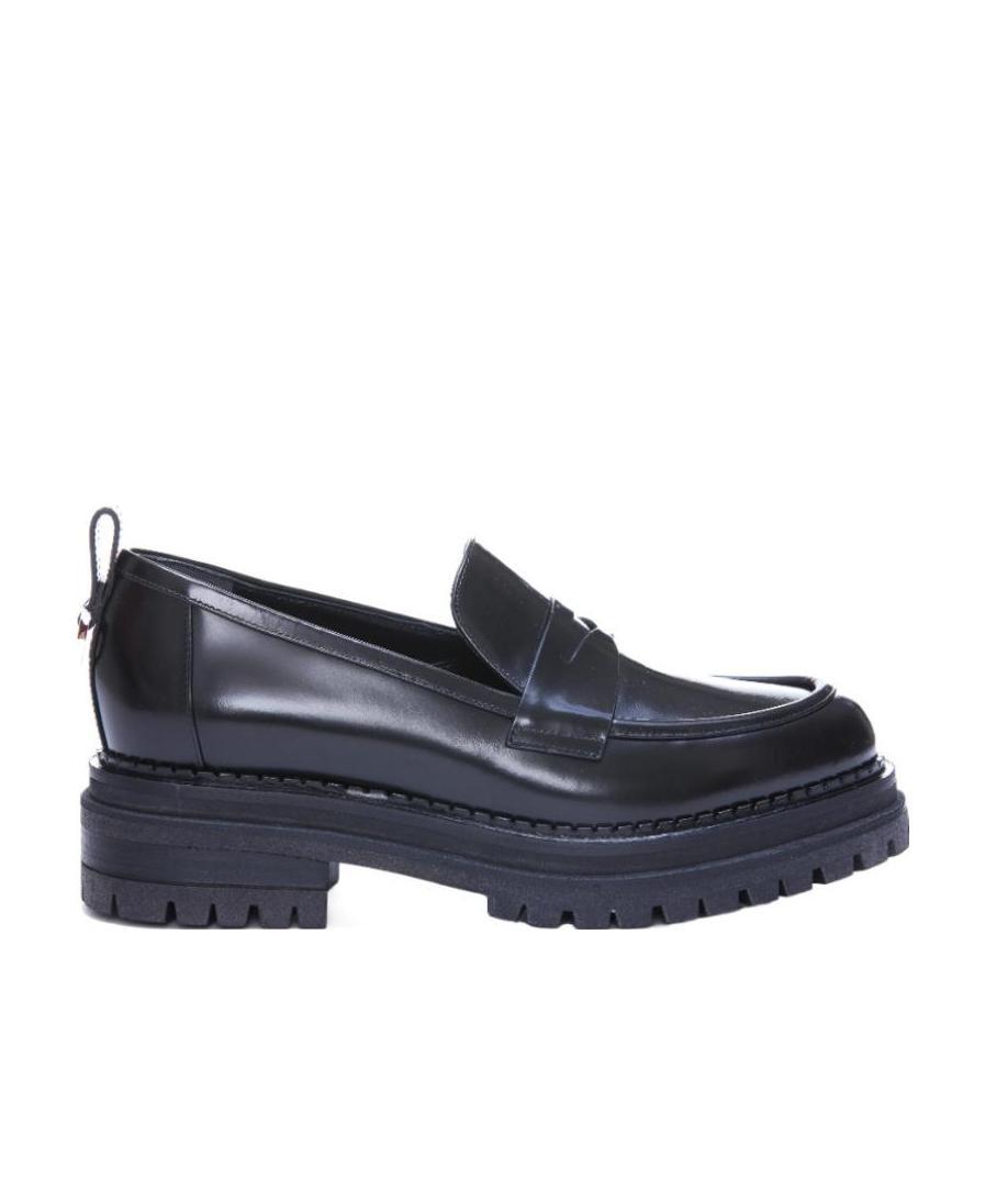 Sergio Rossi Joan Slip-on Loafers In Black